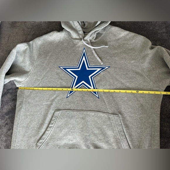 Nike Men's Gray NFL Dallas Cowboys Pullover Hoodie, Size XXL - Picture 7 of 10